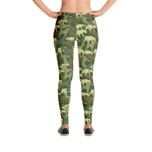 GREEN CAMO leggings (available in Europe)