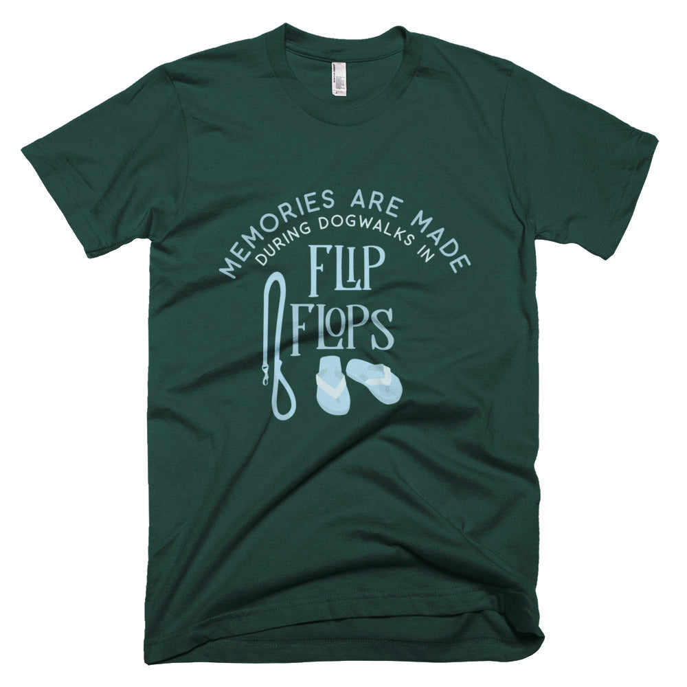 FLIP FLOPS blue tee