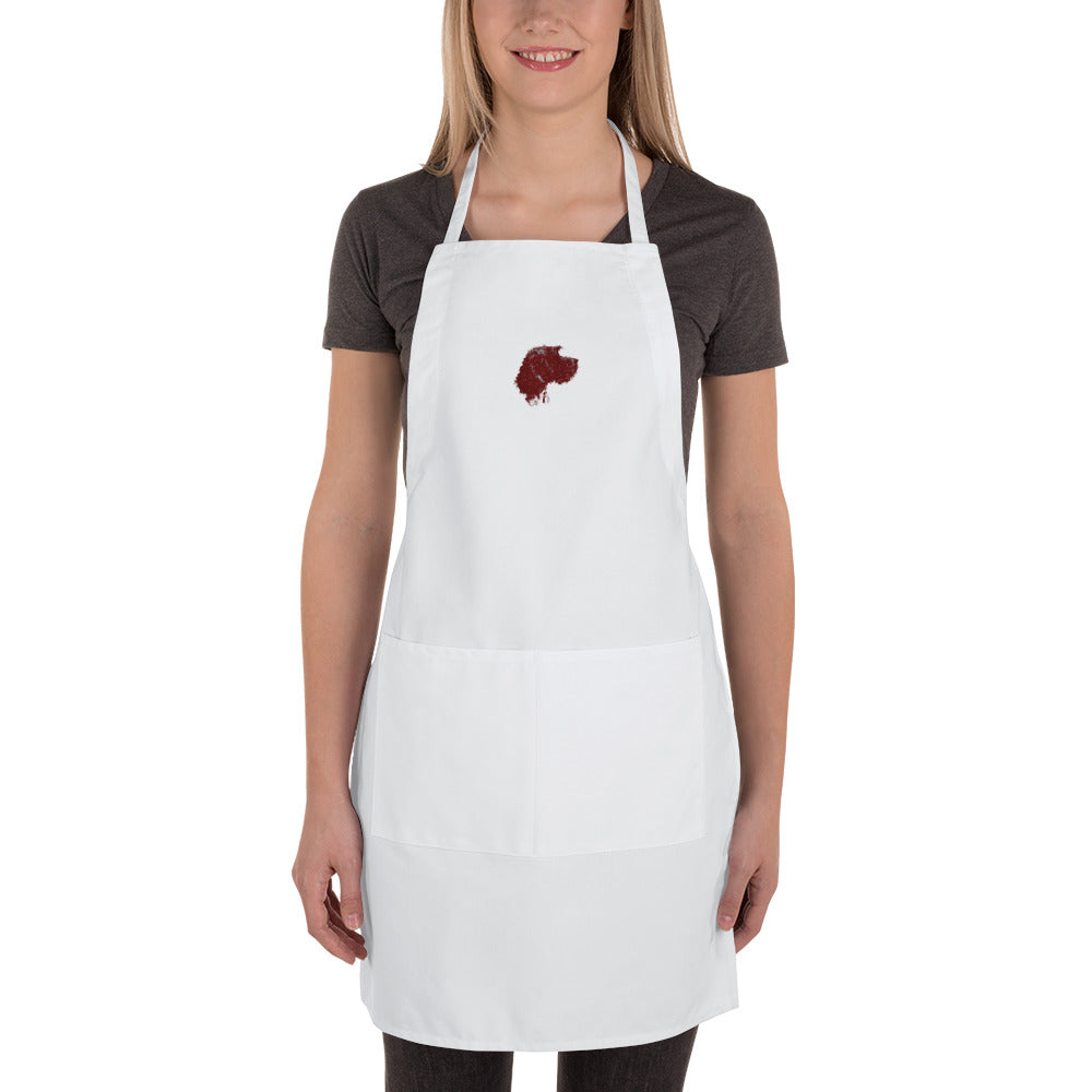 GRIFF HEAD embroidered apron