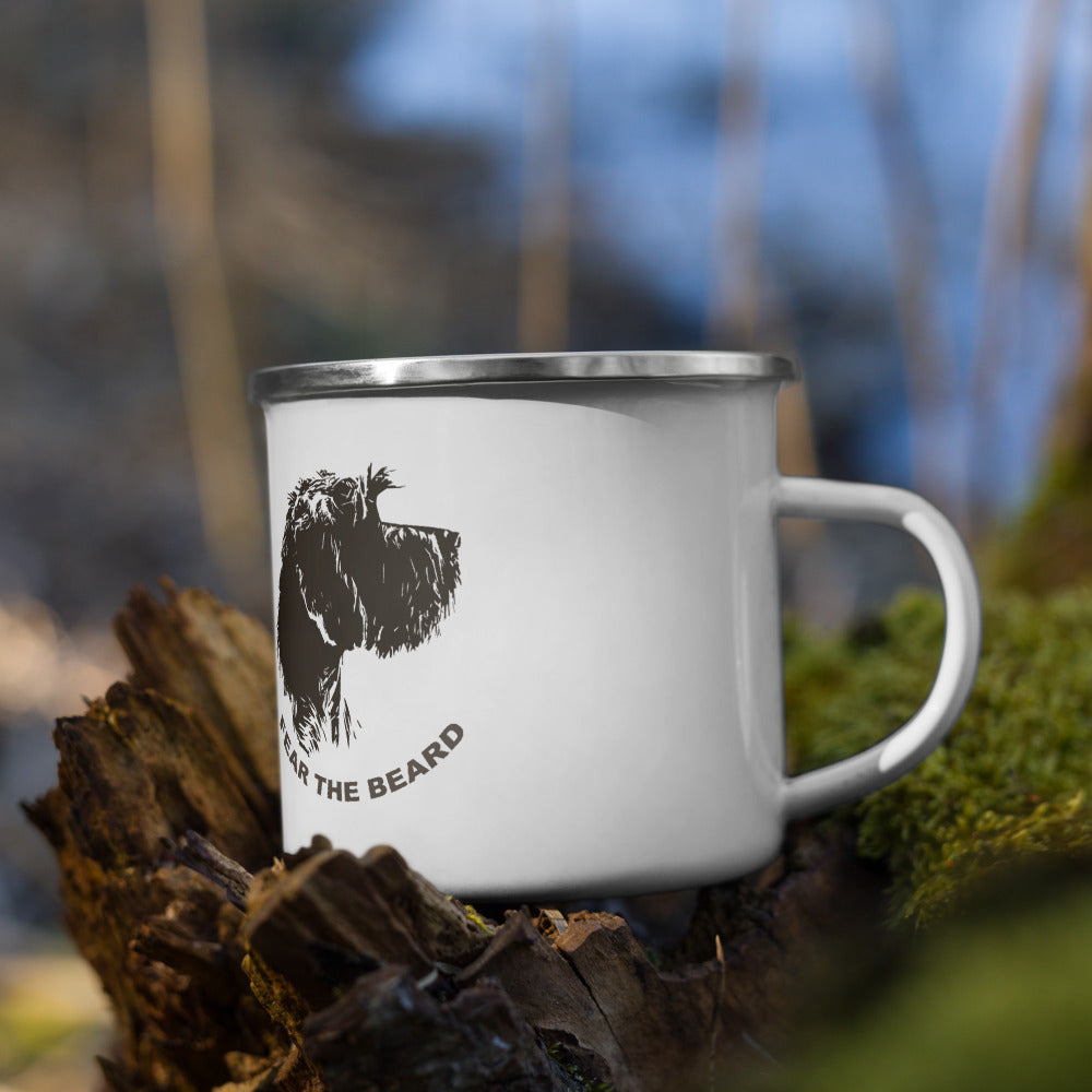 FEAR THE BEARD Enamel Mug