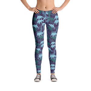 CAMO BLUE leggings (available in Europe)