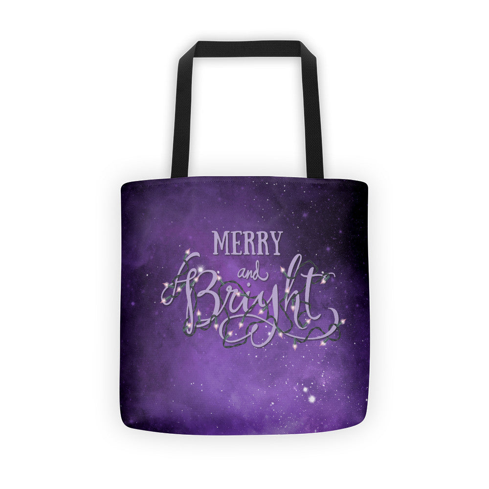 MERRY AND BRIGHT tote
