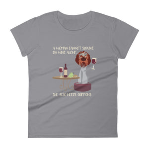 WINE & GRIFFONS tee