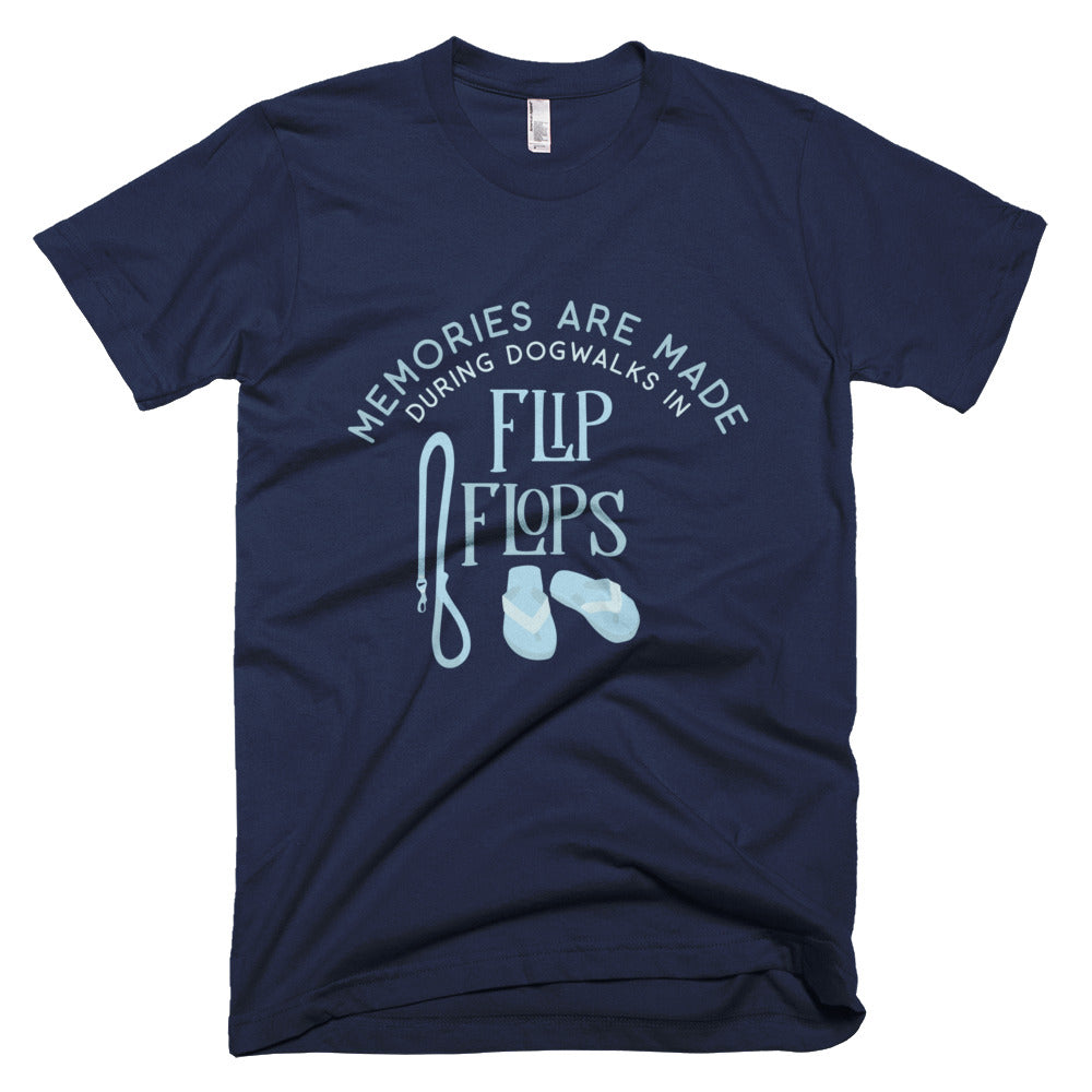 FLIP FLOPS blue tee