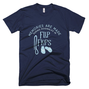 FLIP FLOPS blue tee