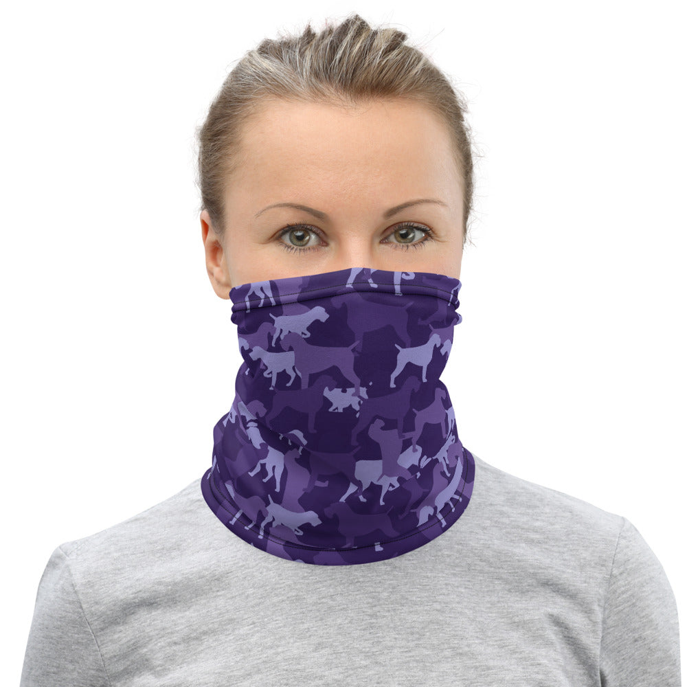 PURPLE CAMO Neck Gaiter