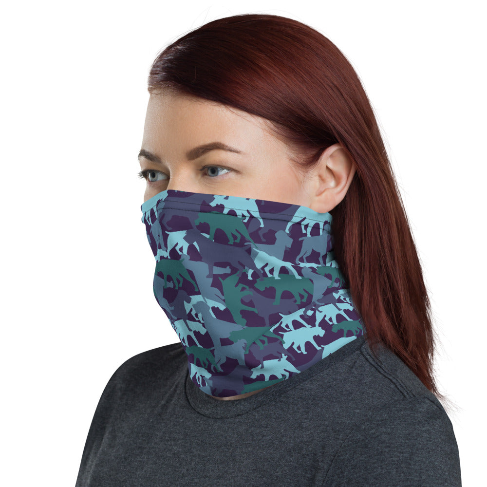 BLUE CAMO Neck Gaiter