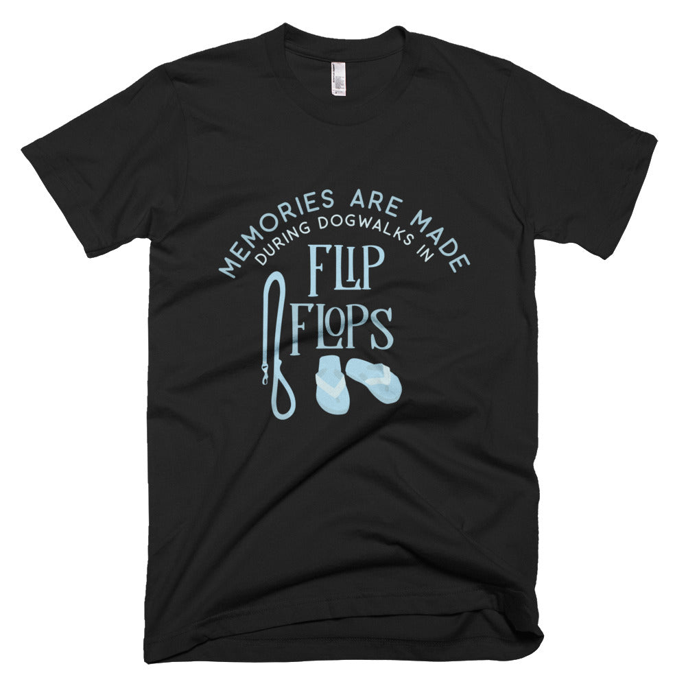 FLIP FLOPS blue tee
