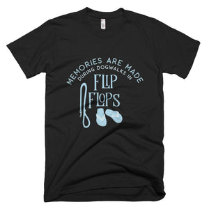 FLIP FLOPS blue tee