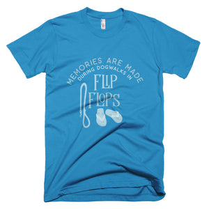 FLIP FLOPS blue tee