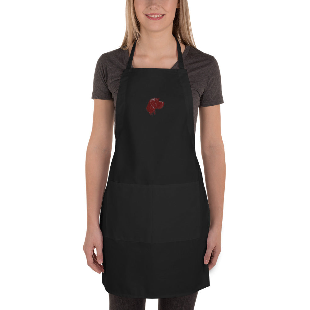 GRIFF HEAD embroidered apron