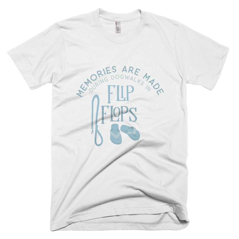 FLIP FLOPS blue tee