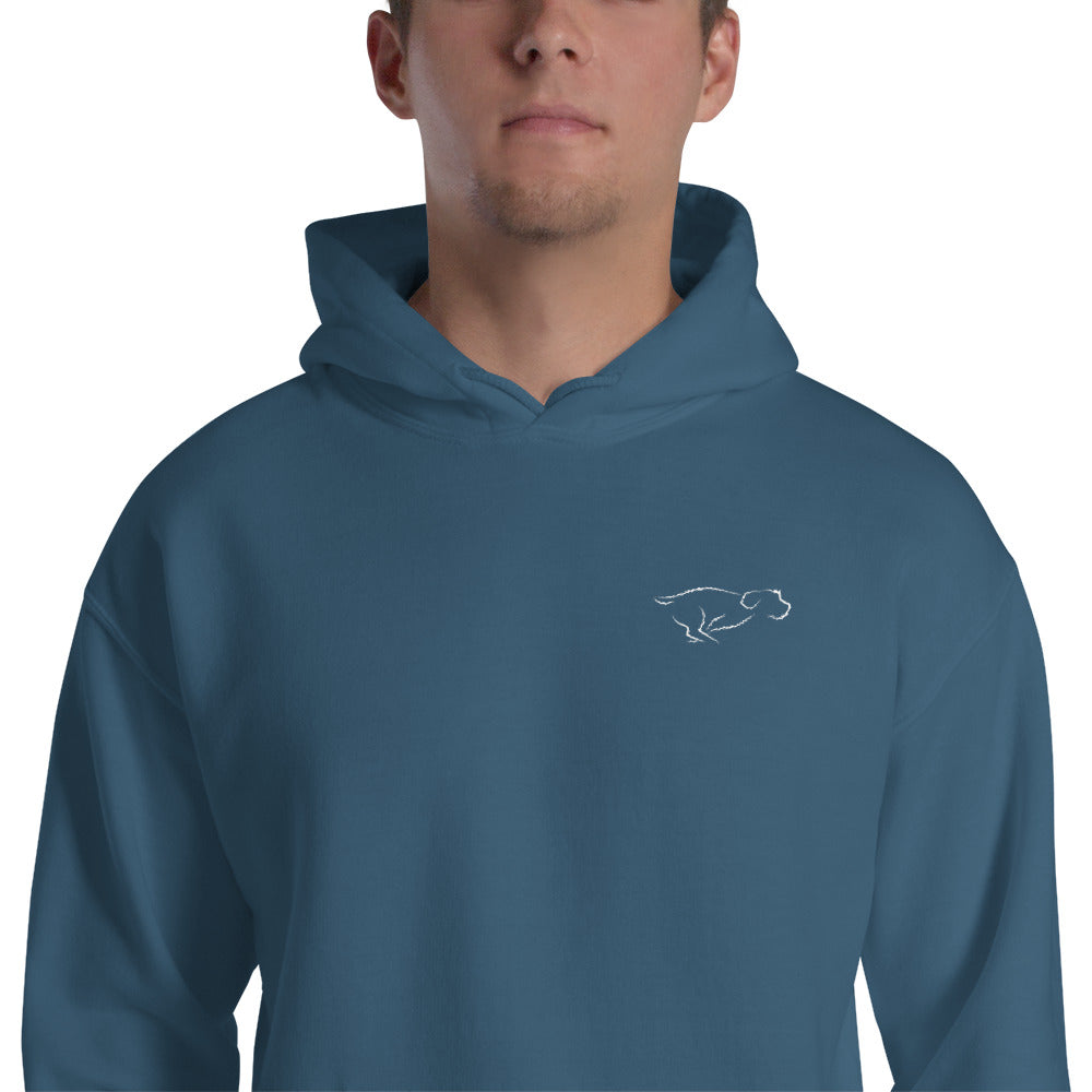 ZOOMIES embroidered hooded sweatshirt