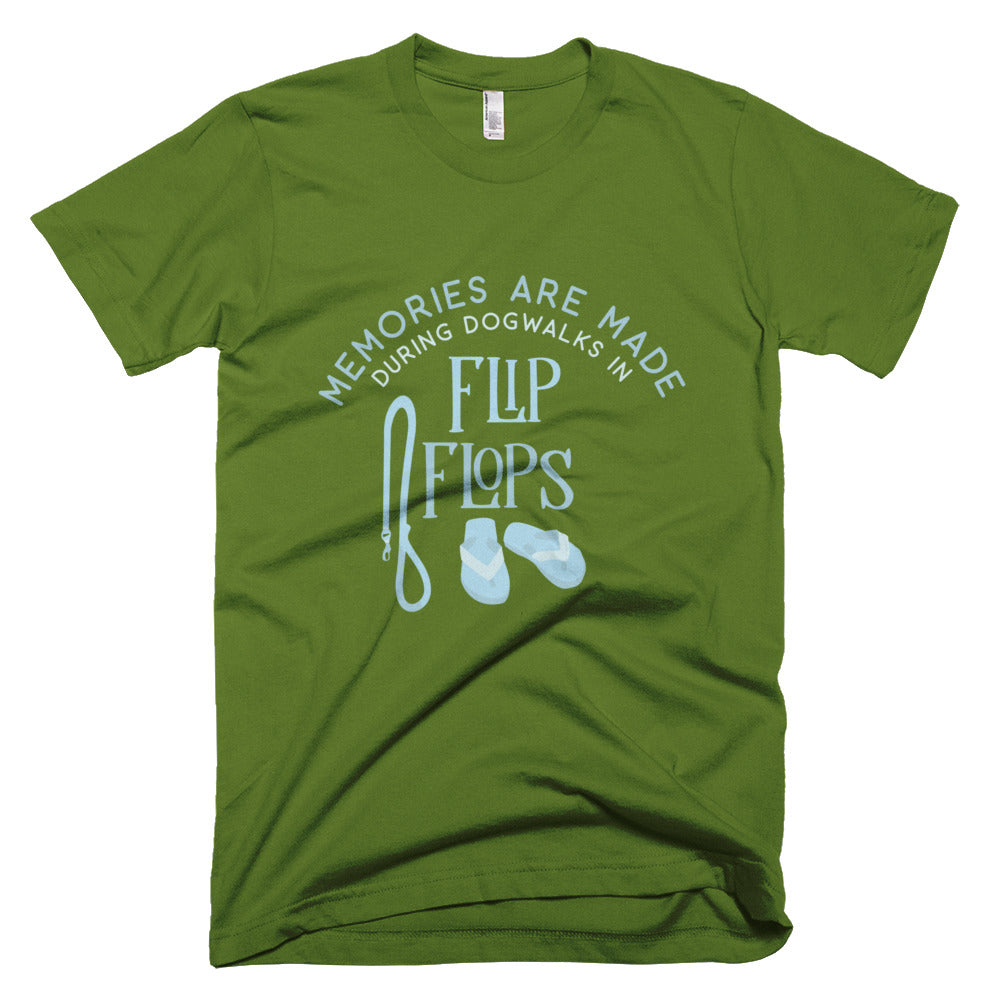 FLIP FLOPS blue tee