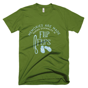 FLIP FLOPS blue tee