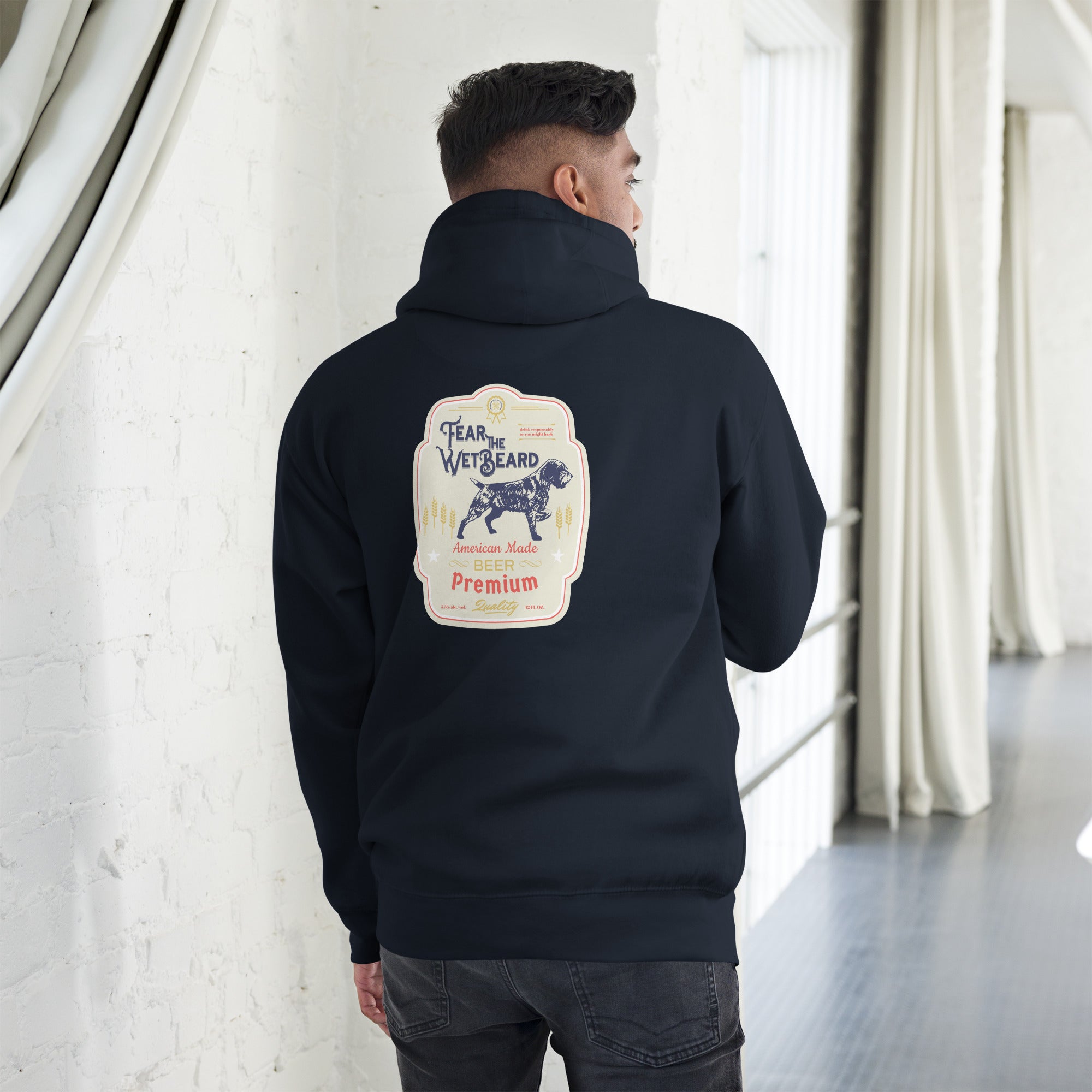 Fear the Beard double print Unisex Hoodie