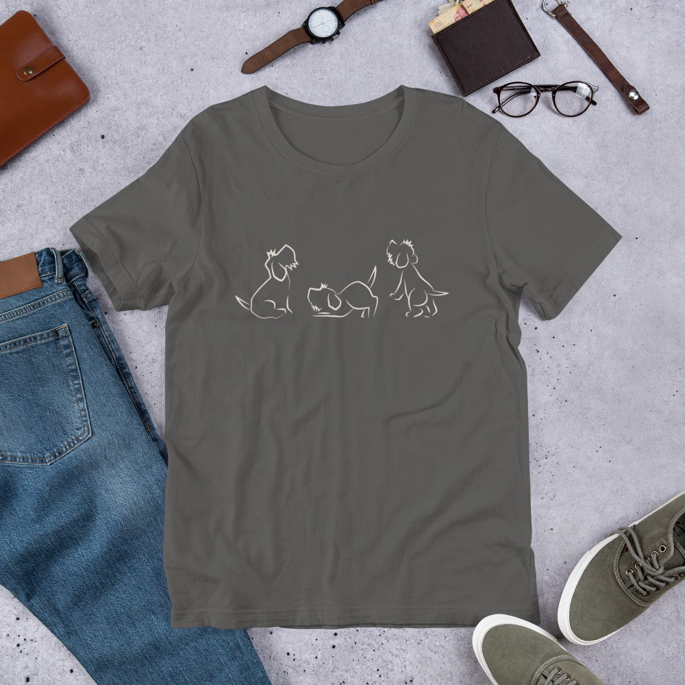 TRIPPLE TROUBLE Unisex t-shirt