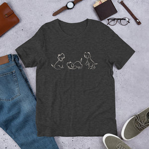TRIPPLE TROUBLE Unisex t-shirt