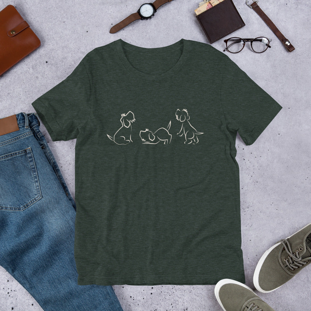 TRIPPLE TROUBLE Unisex t-shirt