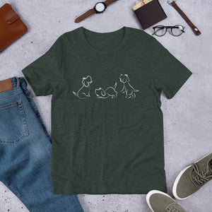 TRIPPLE TROUBLE Unisex t-shirt