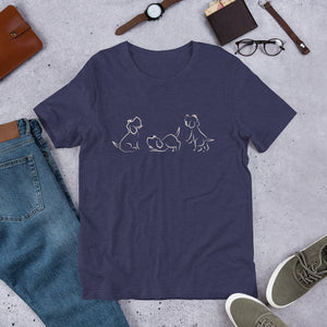 TRIPPLE TROUBLE Unisex t-shirt