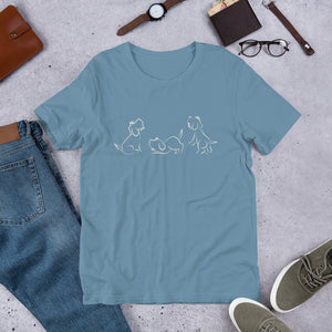 TRIPPLE TROUBLE Unisex t-shirt