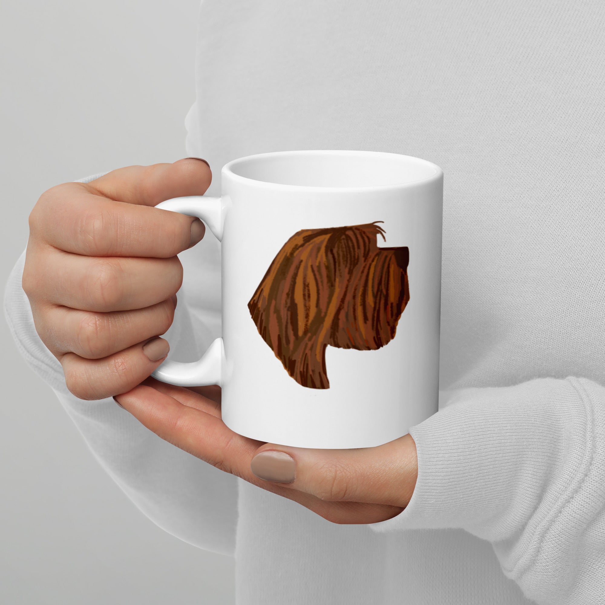 GRIFF HEAD 2023 White glossy mug