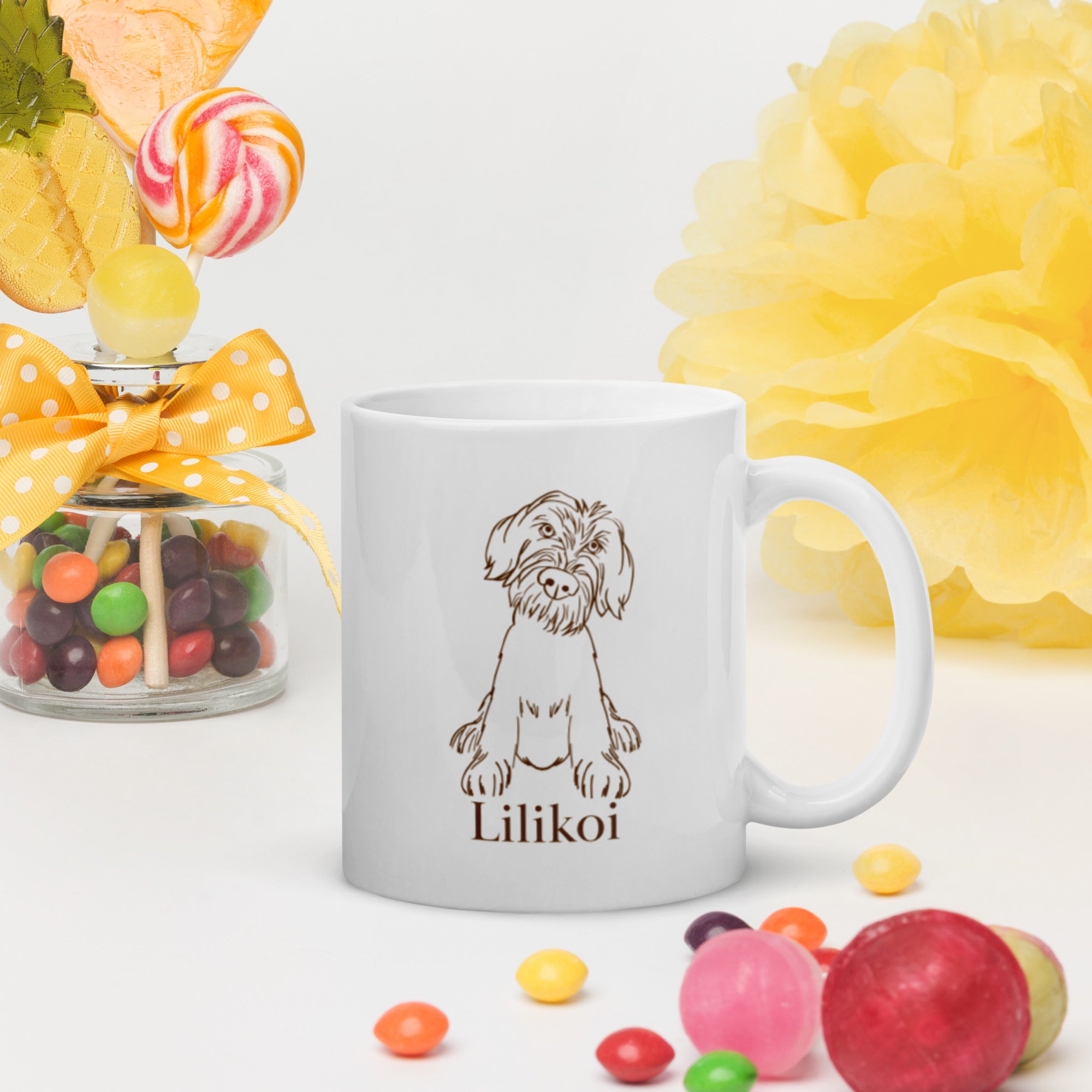 Lilikoi White glossy mug