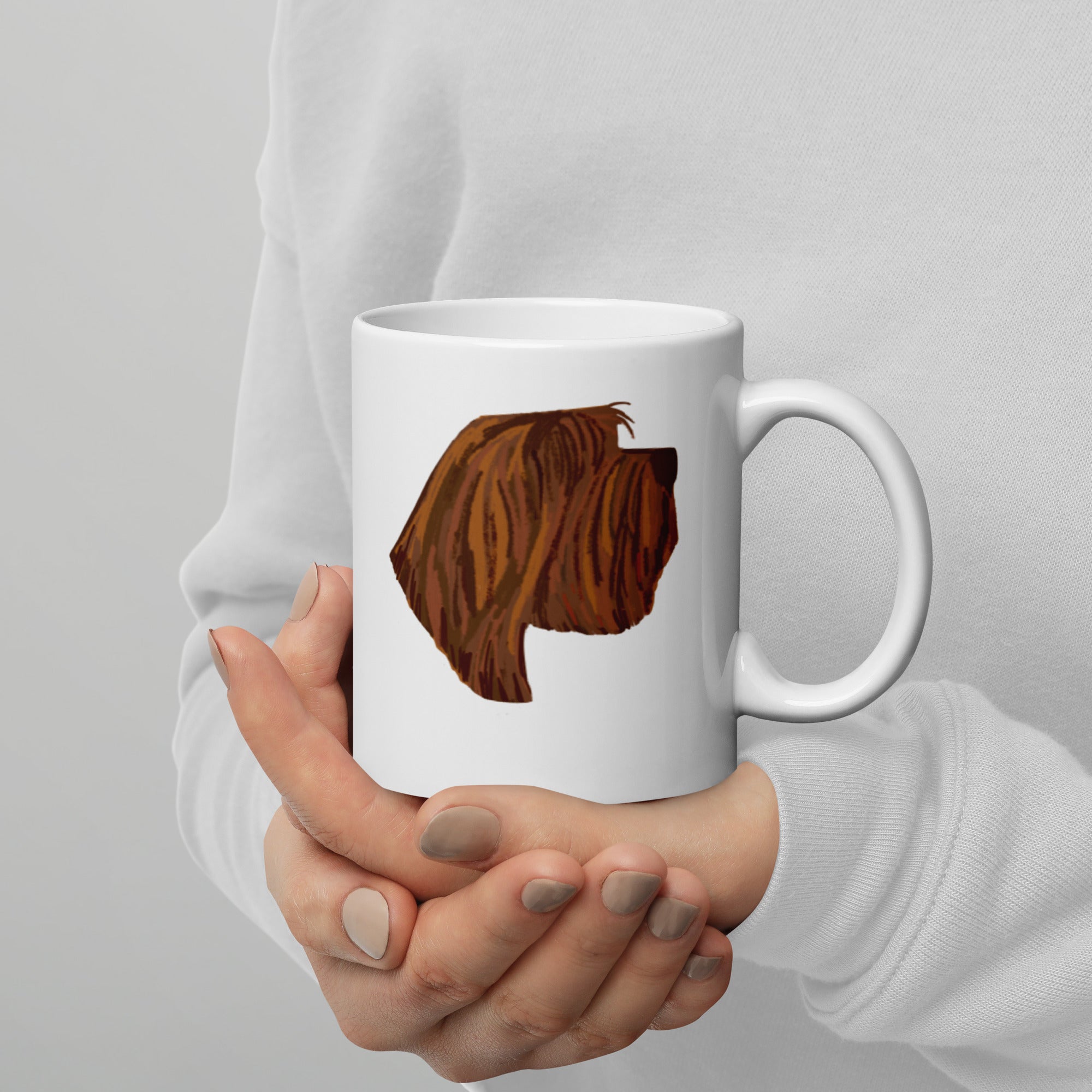 GRIFF HEAD 2023 White glossy mug