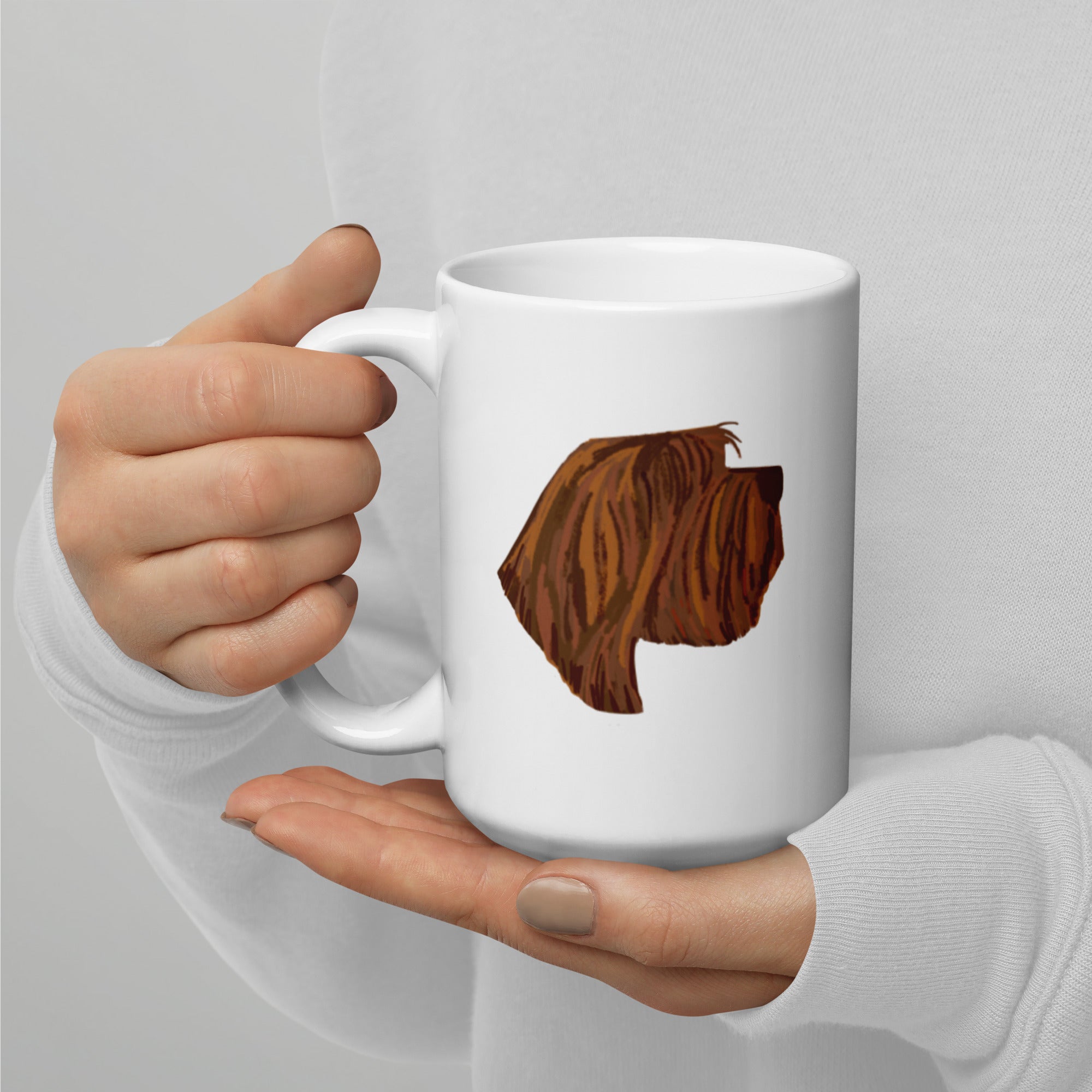 GRIFF HEAD 2023 White glossy mug