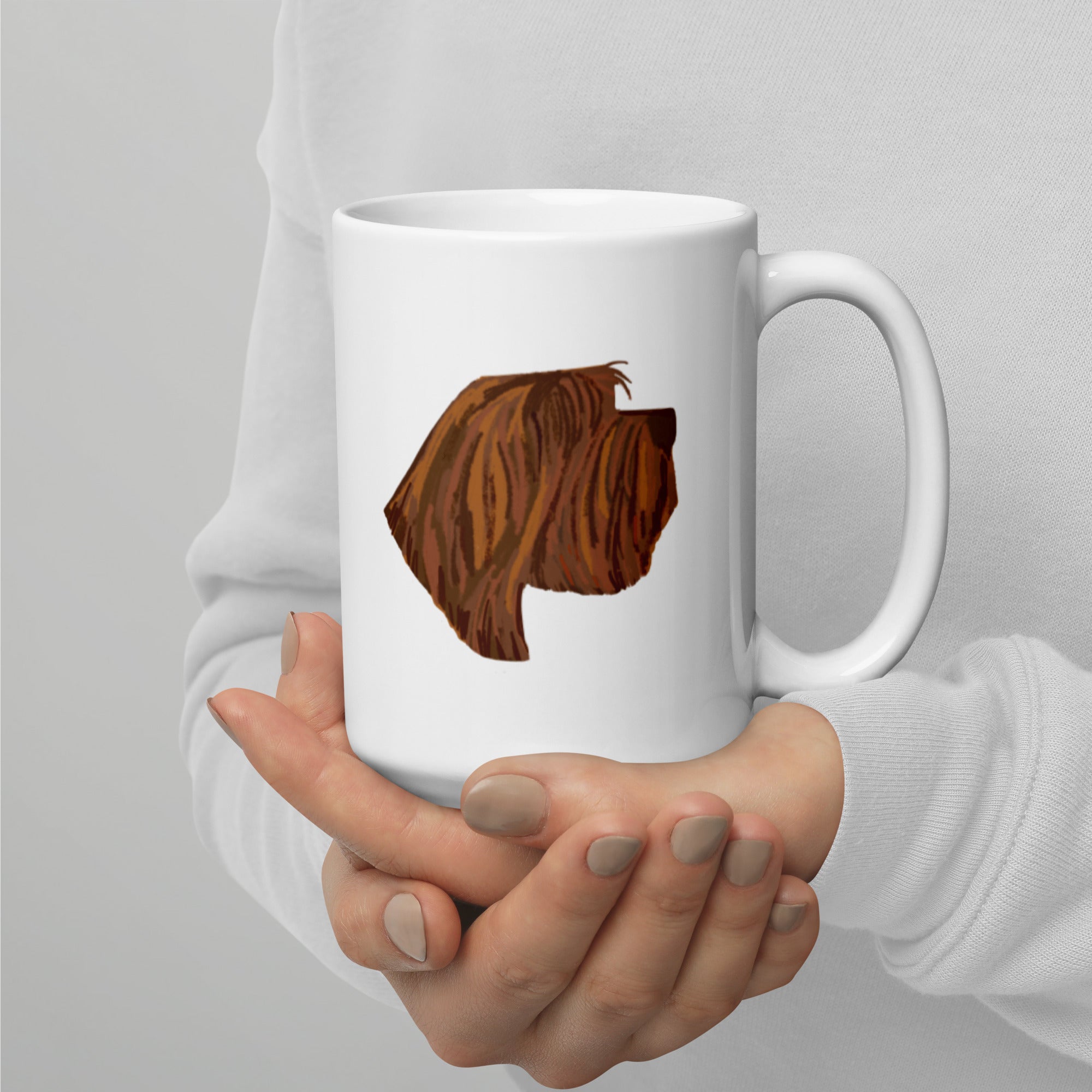GRIFF HEAD 2023 White glossy mug